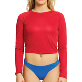 Sol-Seeker Long Sleeve Crop Rashguard