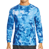 Men’s Long Sleeve Tie Dye Rashguard T-Shirt