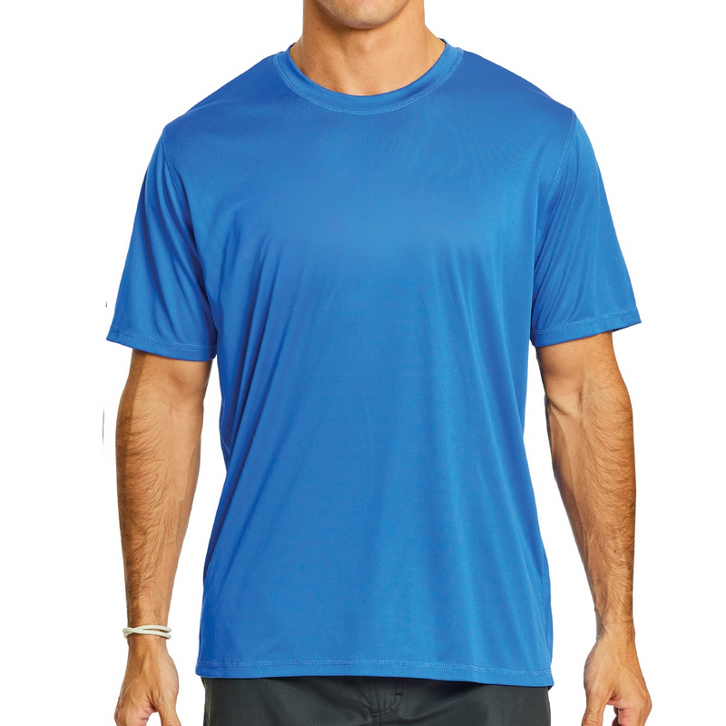 Wave Men’s Short Sleeve Rashguard – UPF 50+ Sun Protection