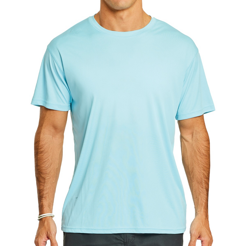 Wave Men’s Short Sleeve Rashguard – UPF 50+ Sun Protection