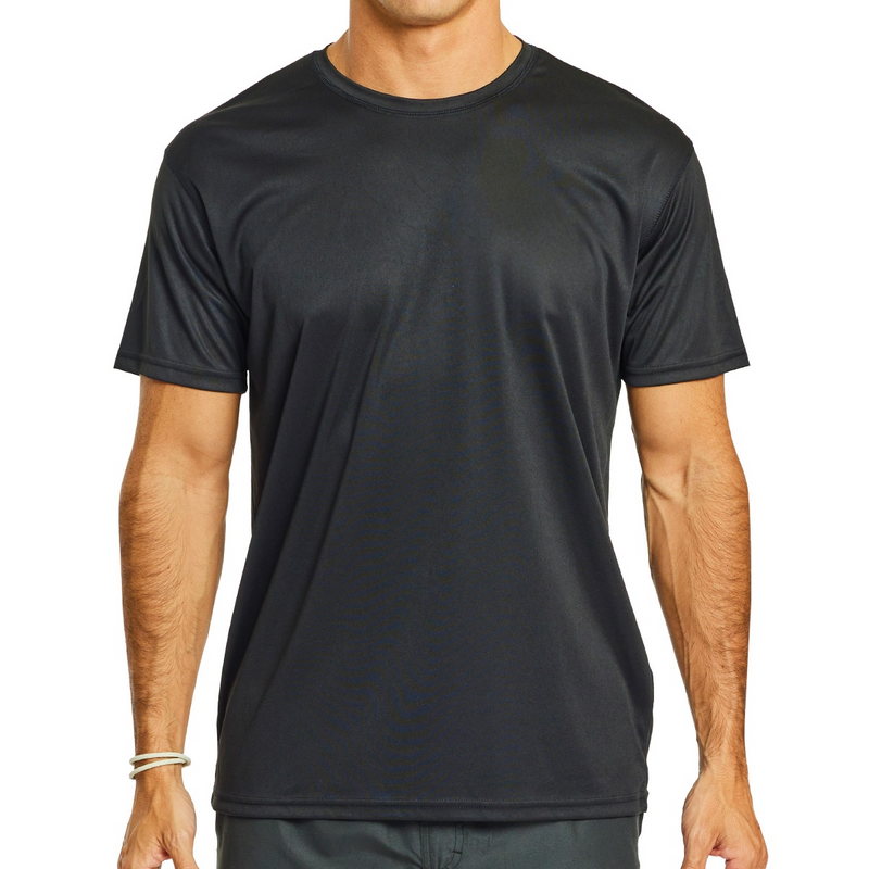 Wave Men’s Short Sleeve Rashguard – UPF 50+ Sun Protection