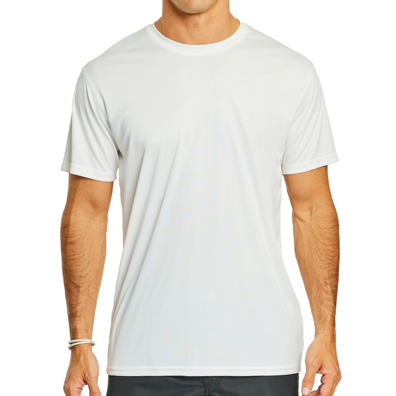 Wave Men’s Short Sleeve Rashguard – UPF 50+ Sun Protection