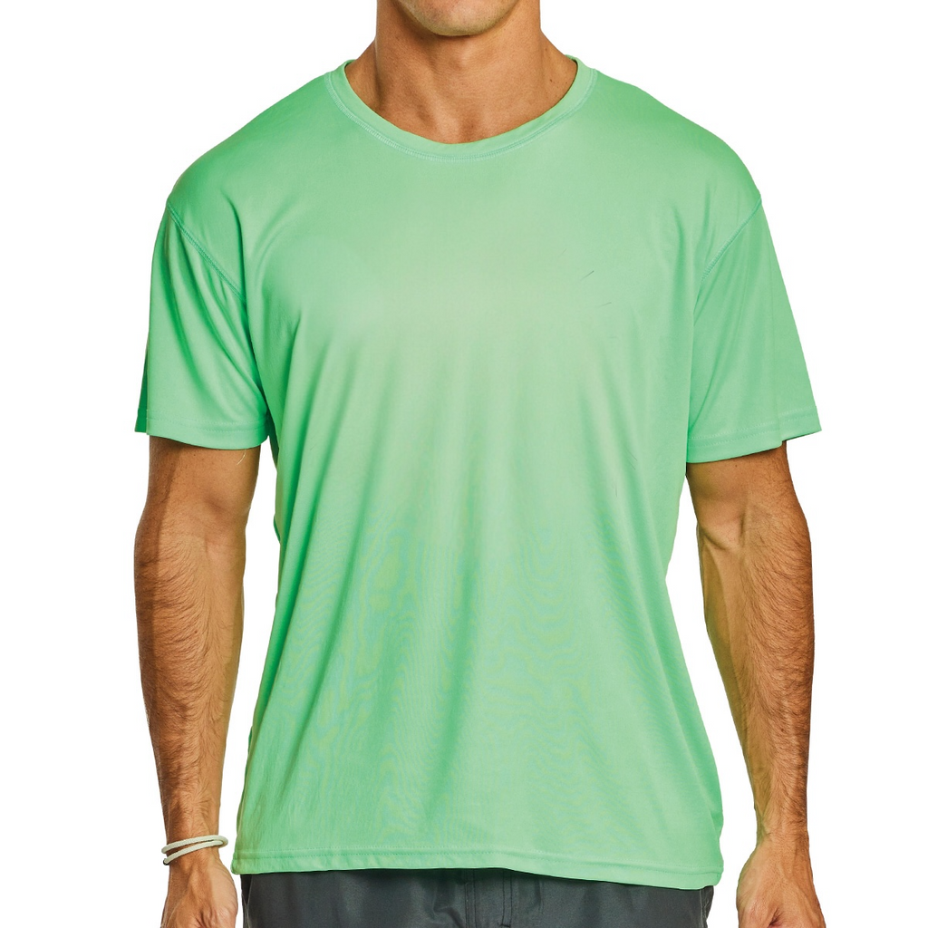 Wave Men’s Short Sleeve Rashguard – UPF 50+ Sun Protection