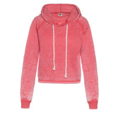 True Story Crop Hooded Pullover